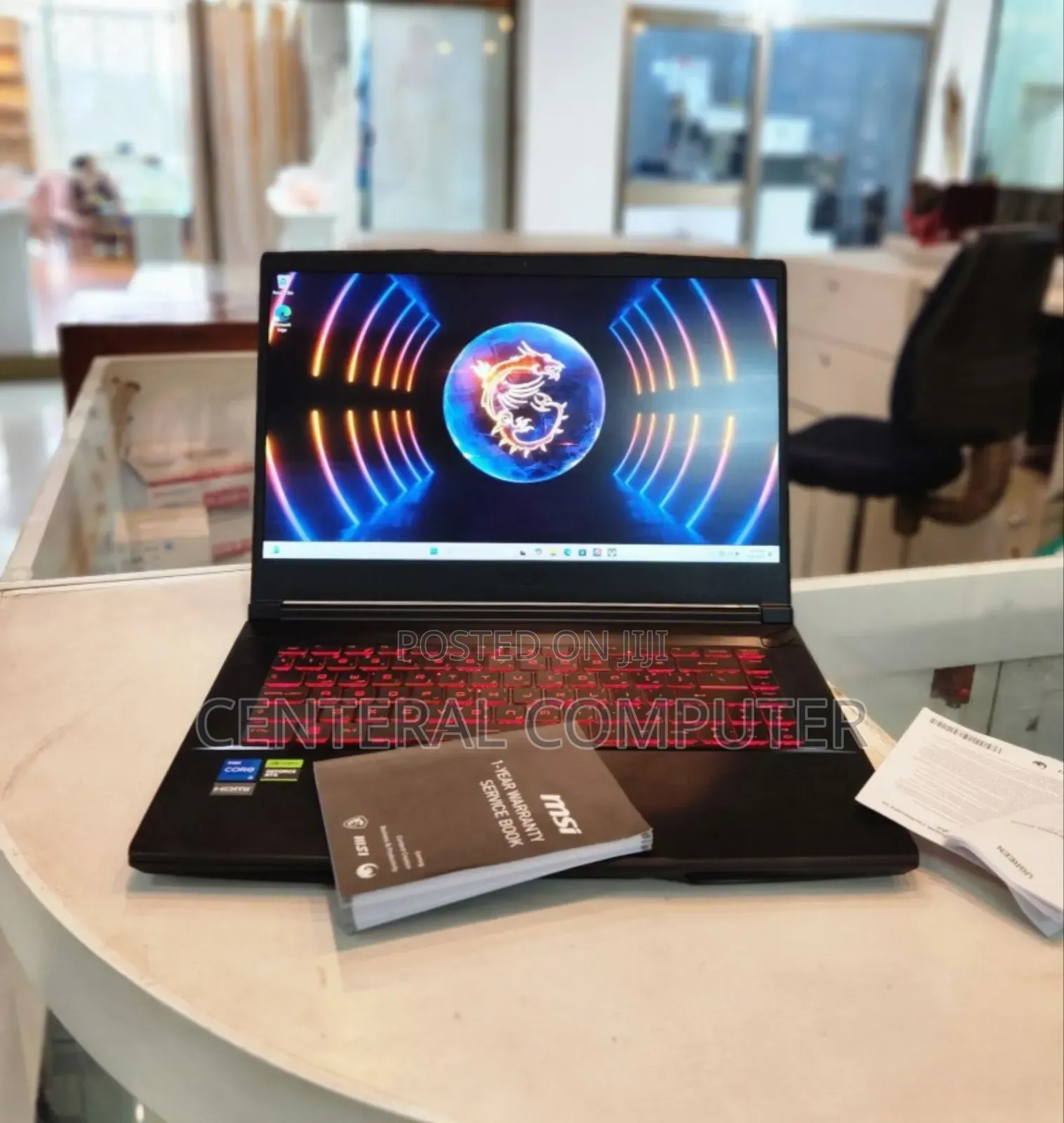 New Laptop MSI GF63 16GB Intel Core I7 SSD 512GB