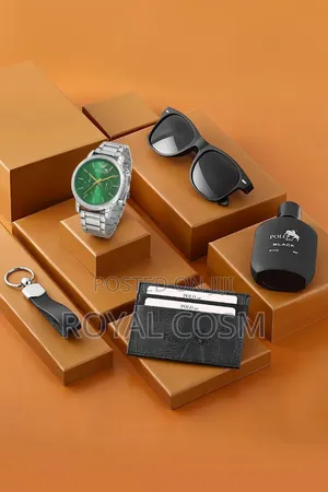 Polo Air Silver Watch Gift Packages for Men
