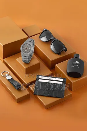 Polo Air Silver Watch Gift Packages for Men