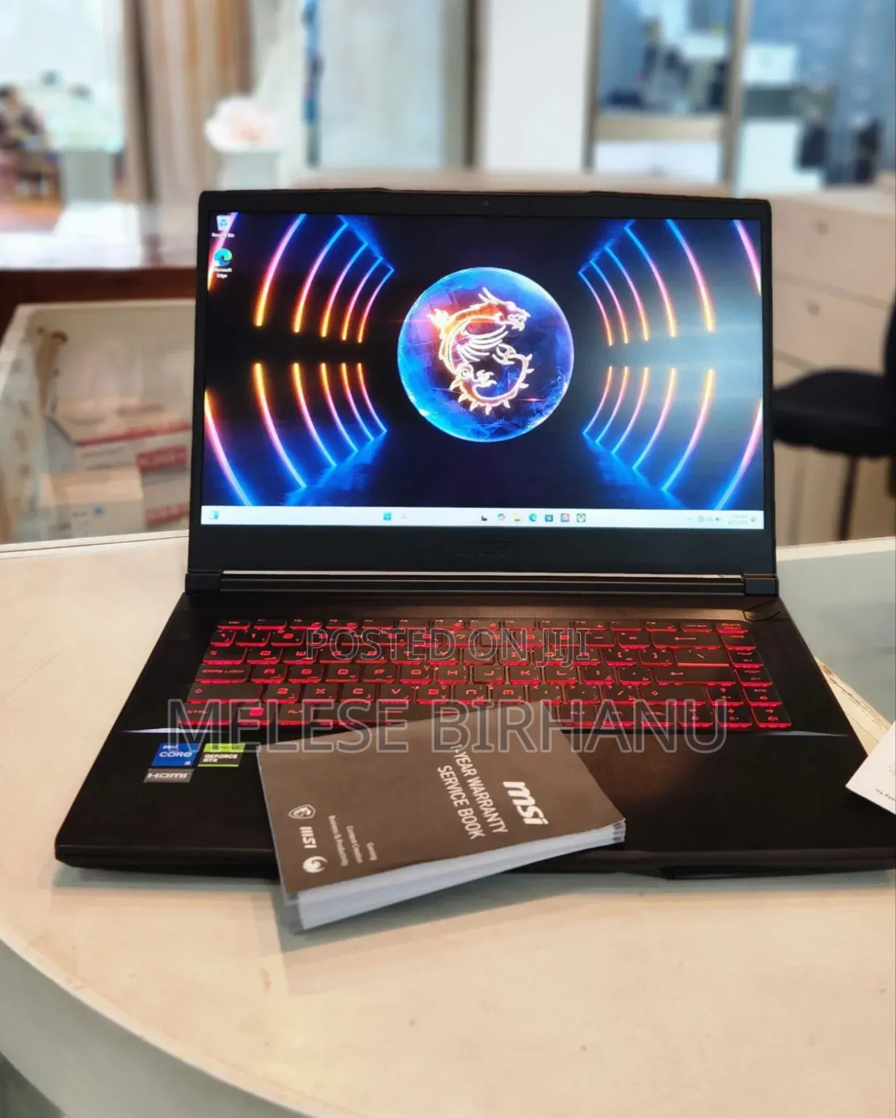 New Laptop MSI GF63 32GB Intel Core I5 SSD 512GB