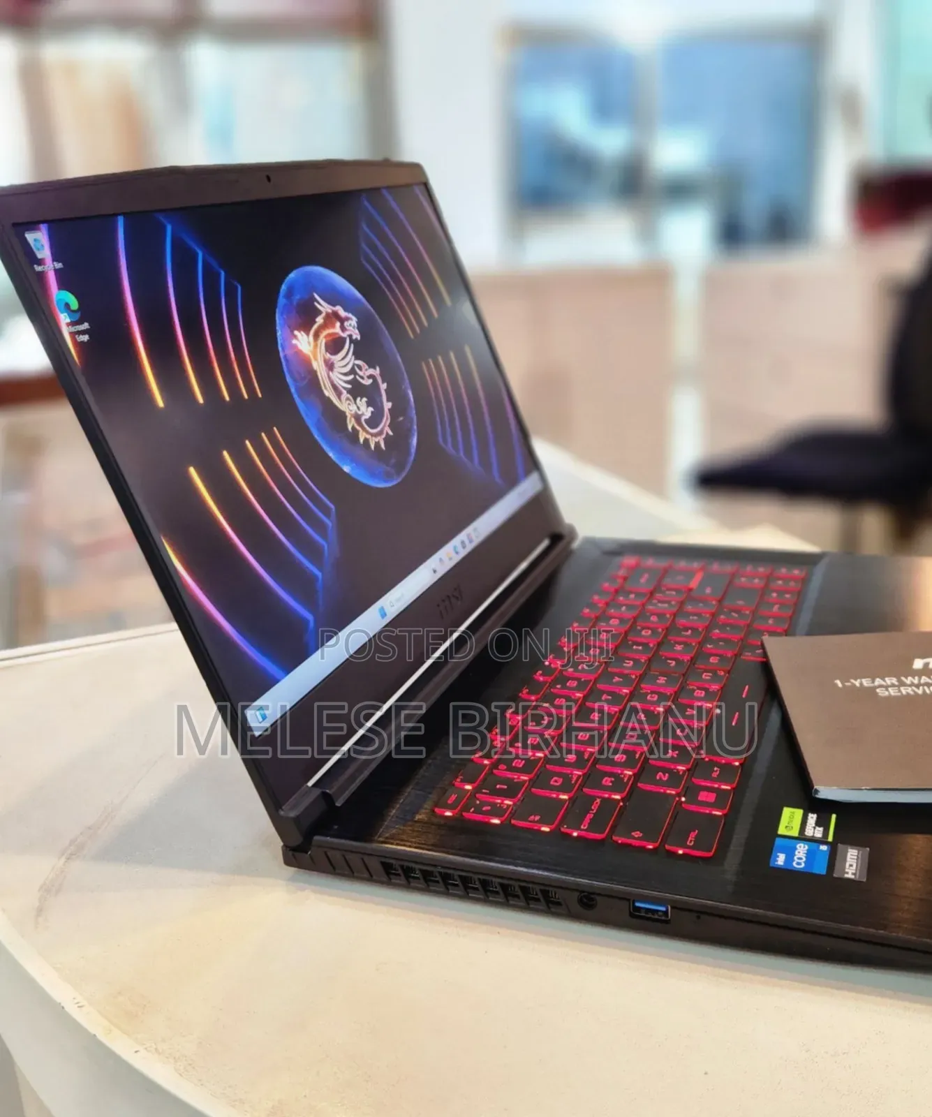 New Laptop MSI GF63 32GB Intel Core I5 SSD 512GB