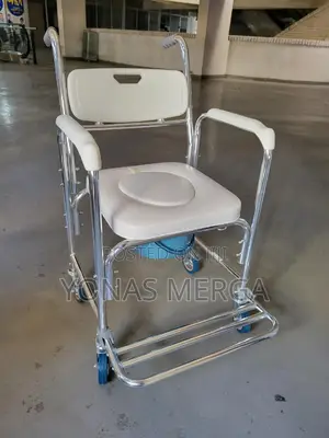 Wheeled Toilet Chair/Wheelchair፯¶4wheel Brakes/Mobile Toilet