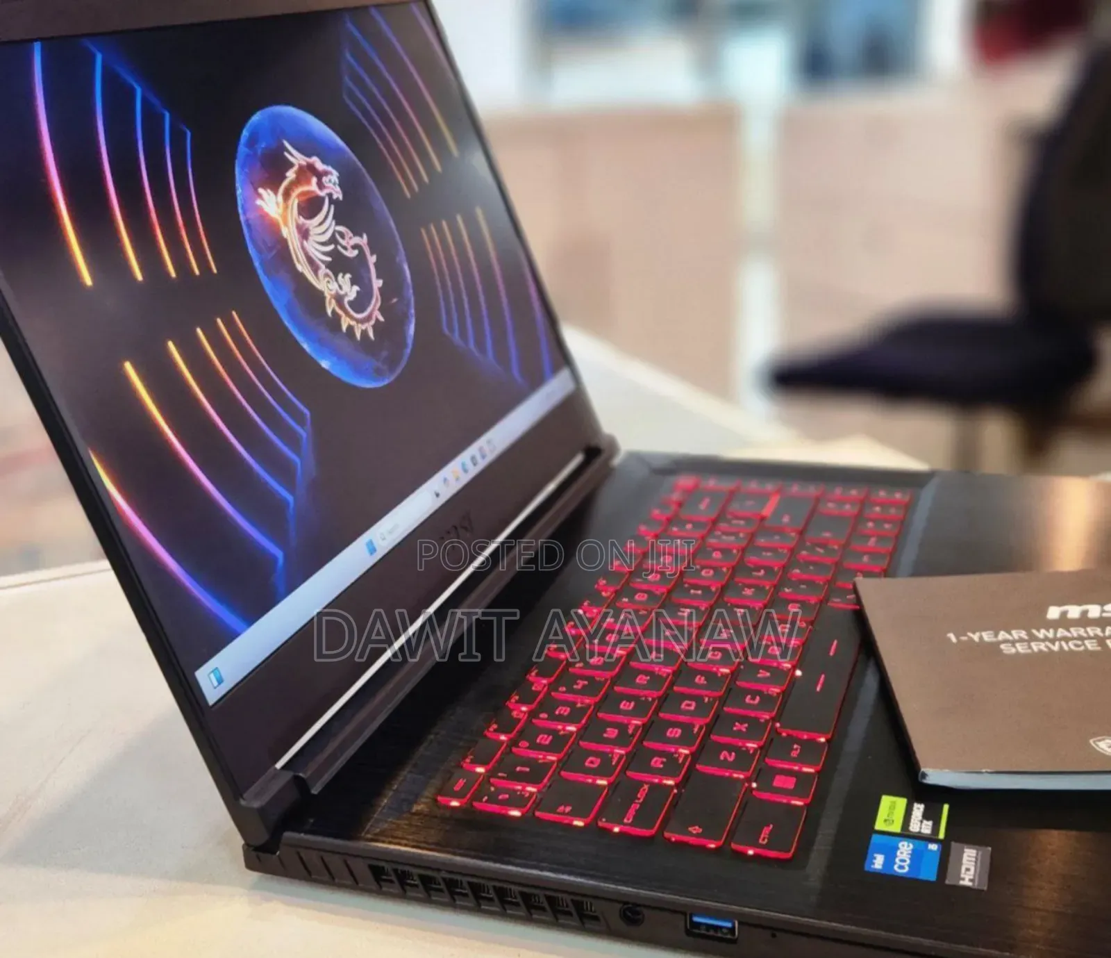 New Laptop MSI 16GB Intel Core I5 SSD 512GB