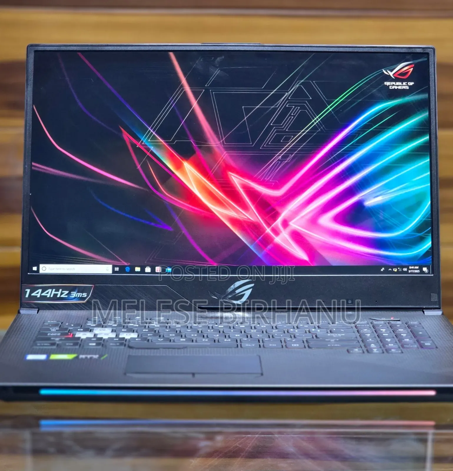 New Laptop Asus ROG Strix G17 16GB Intel Core I7 SSD 1T
