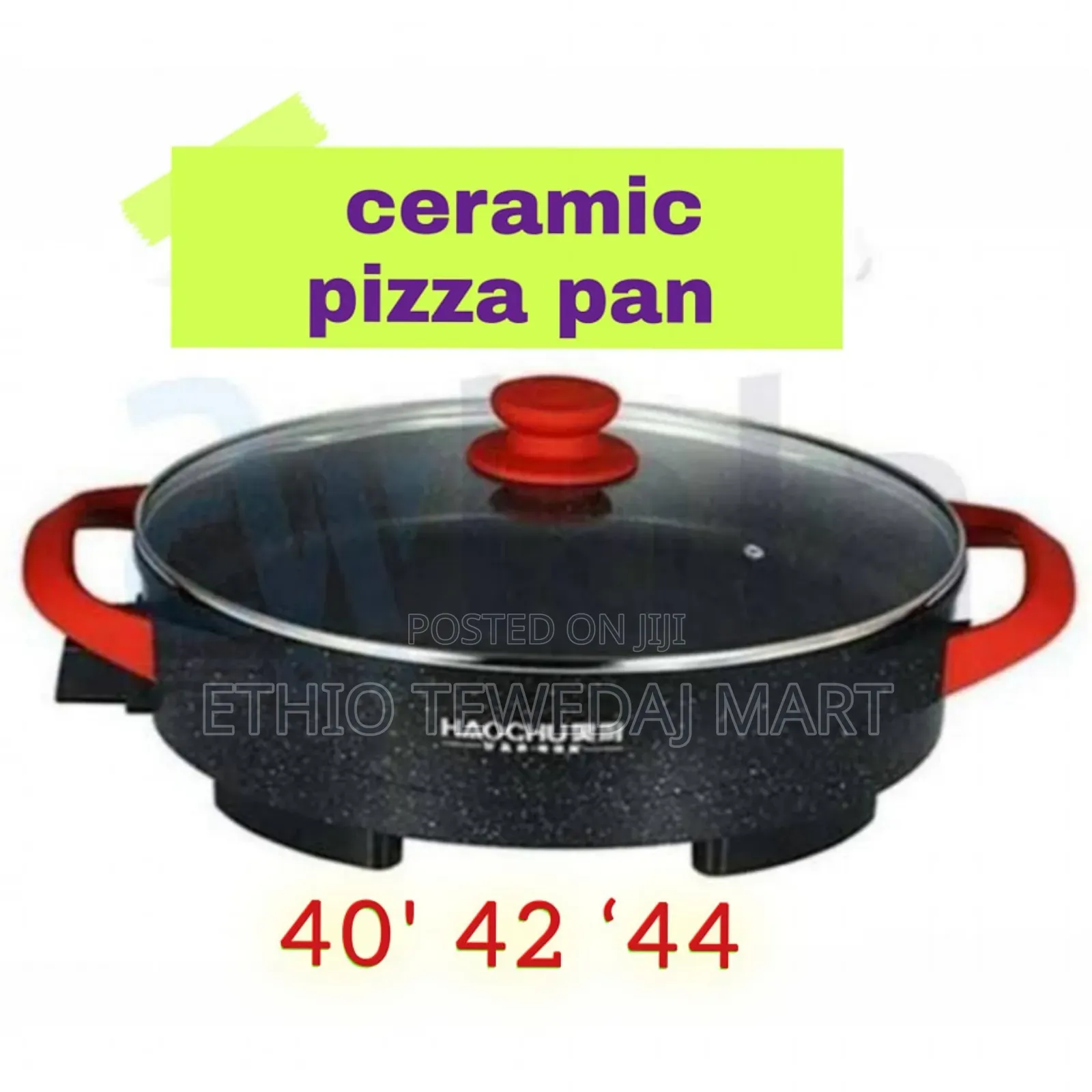 44cm Haochu Ceramic Pizza Pan