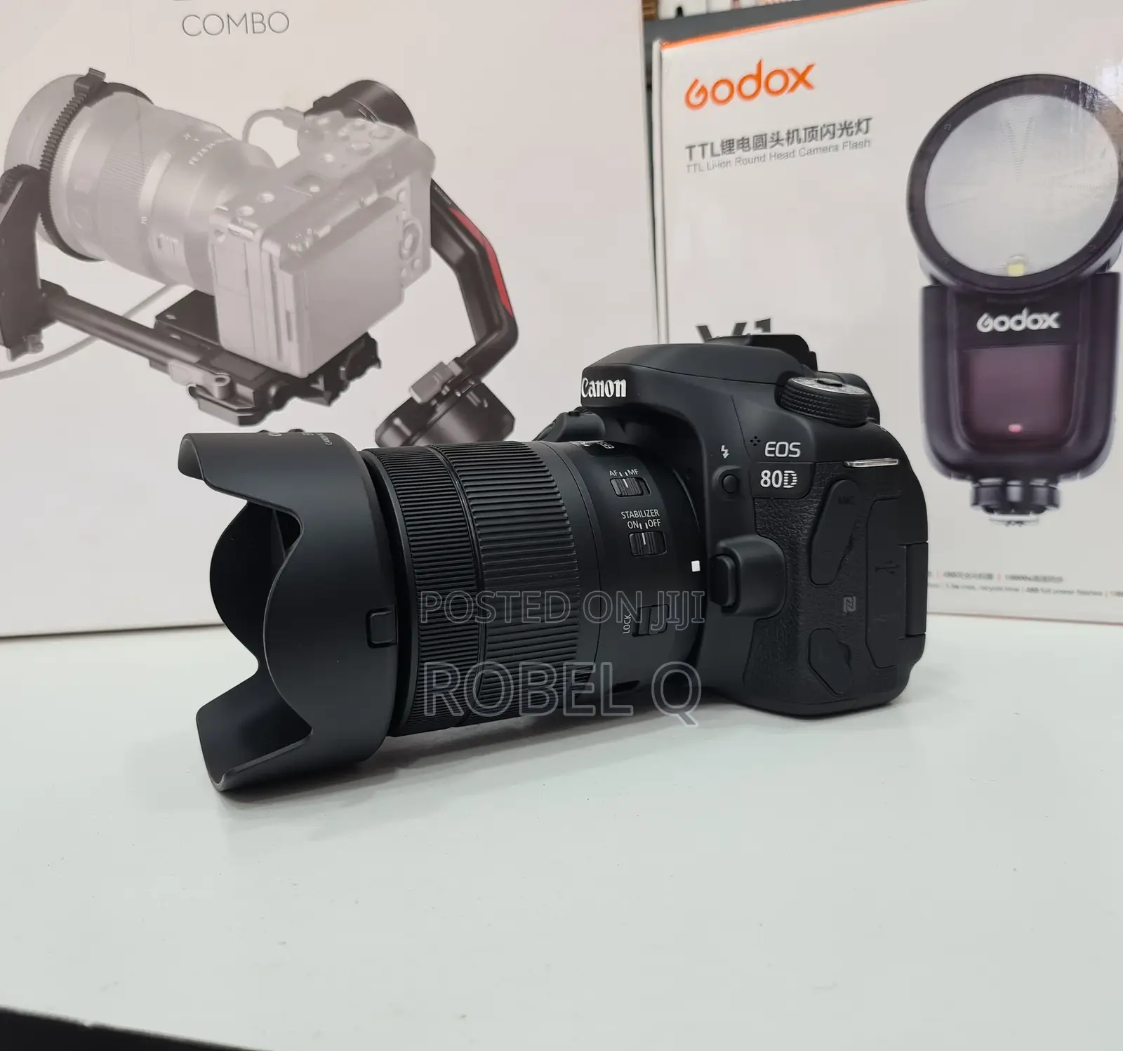 Canon Eos 80d With Lens 18-135 Usm Cmos