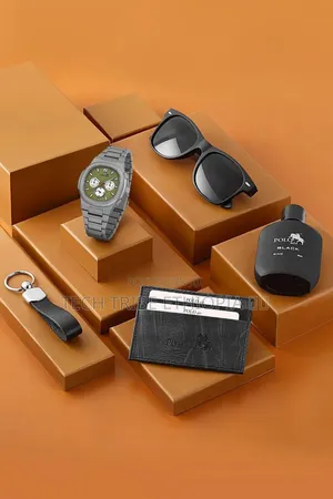Photo - Polo Air Men's Gift Set Watch Glasses Perfume Special Box