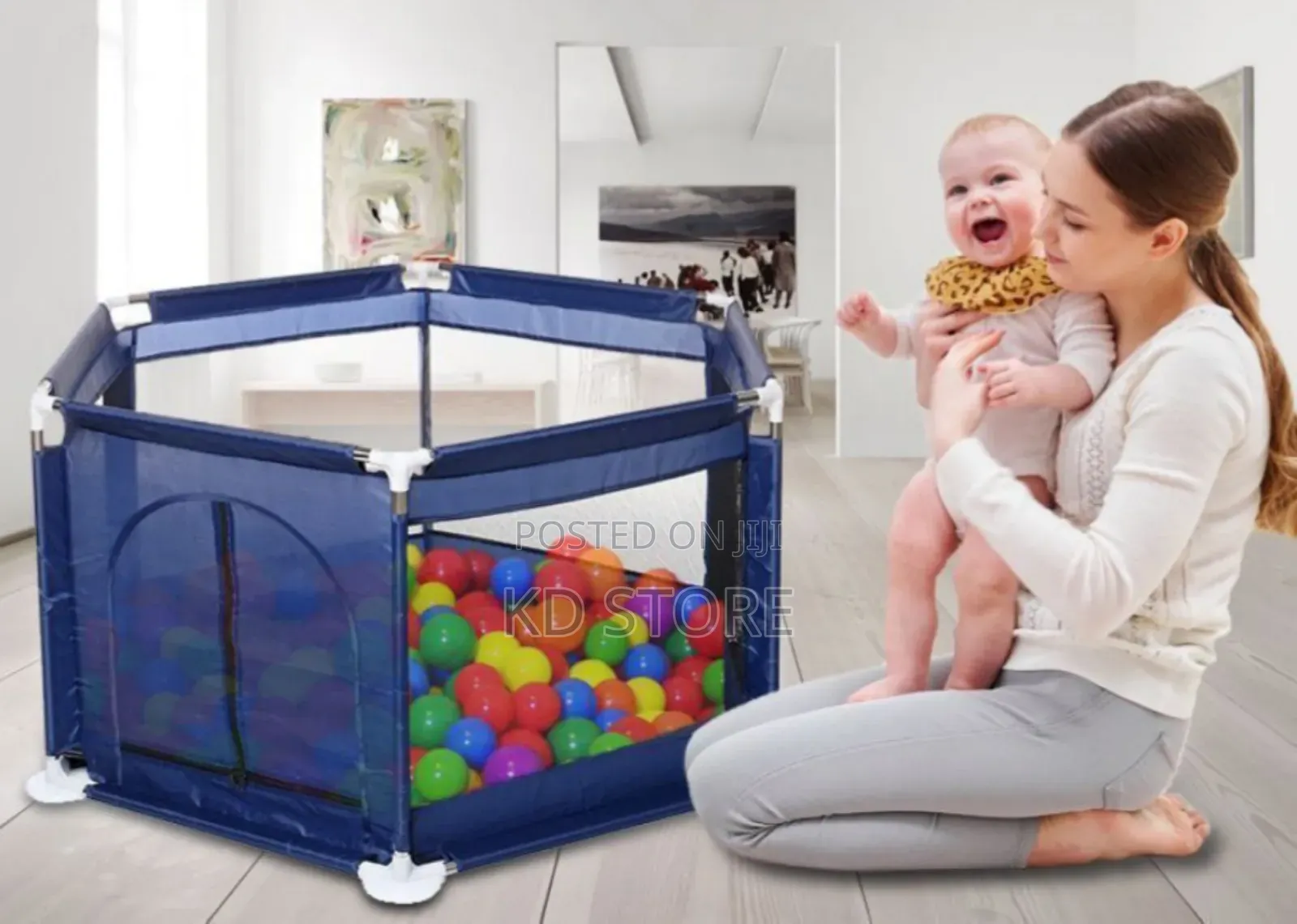 6 Sided Baby Playpen