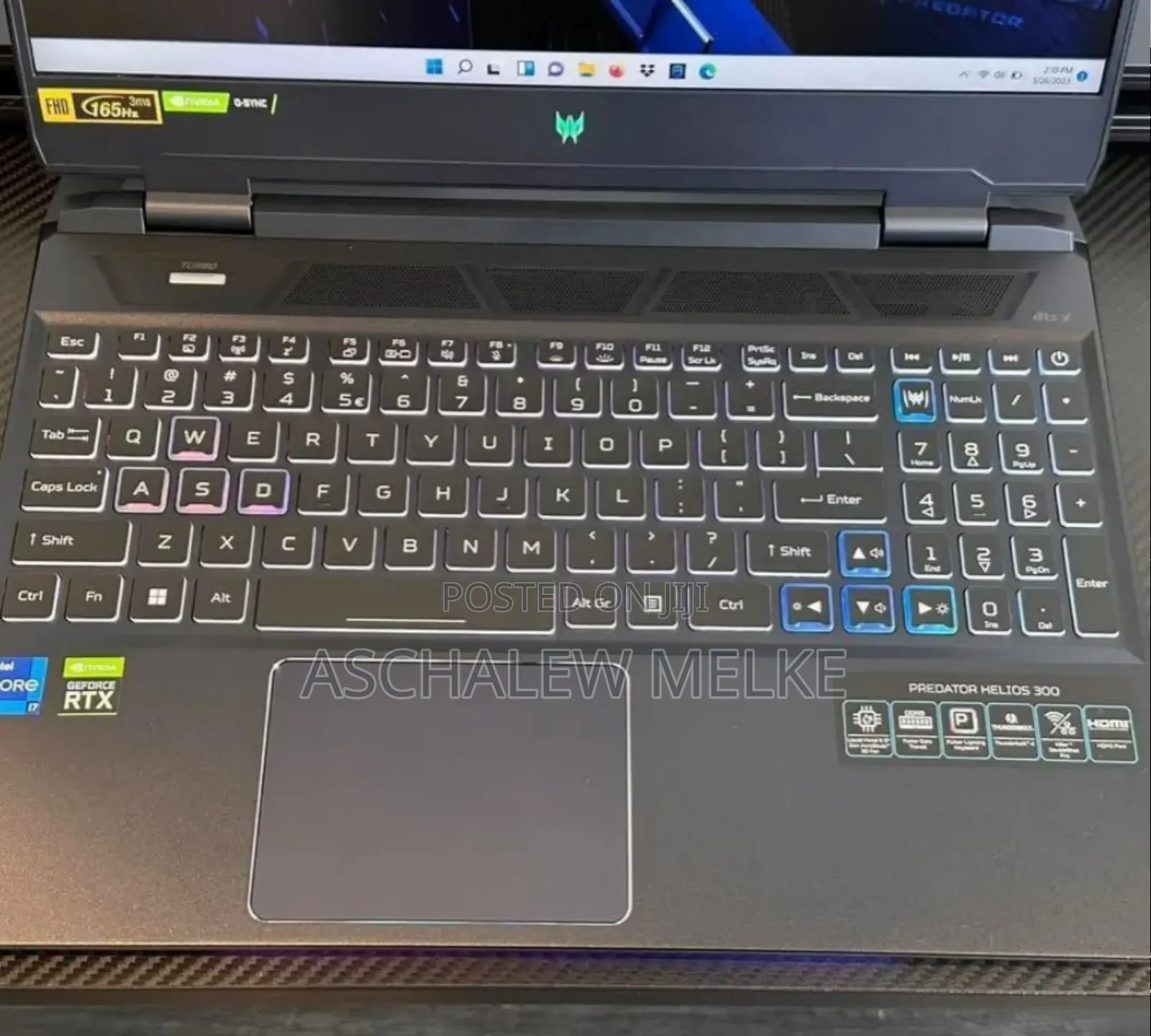 New Laptop Acer Predator Helios Neo 16 16GB Intel Core I7 SSD 1T