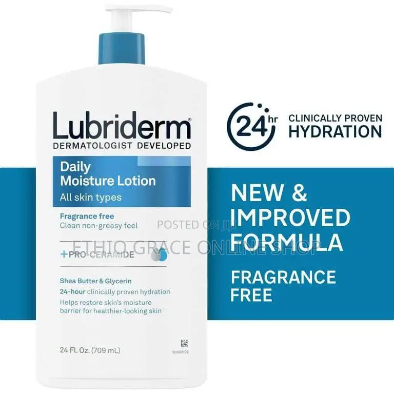 Lubriderm Unscented Daily Moisture Lotion + Pro-Ceramide