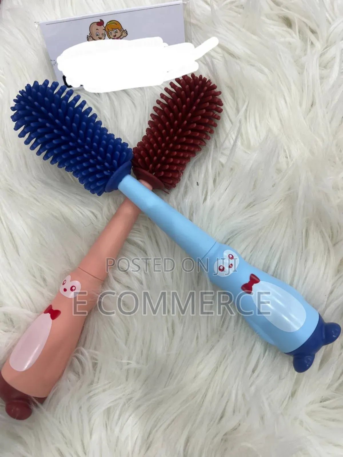 1ከሲልከን የተሰራ የጡጦ ማጠብያ ብሩሽ