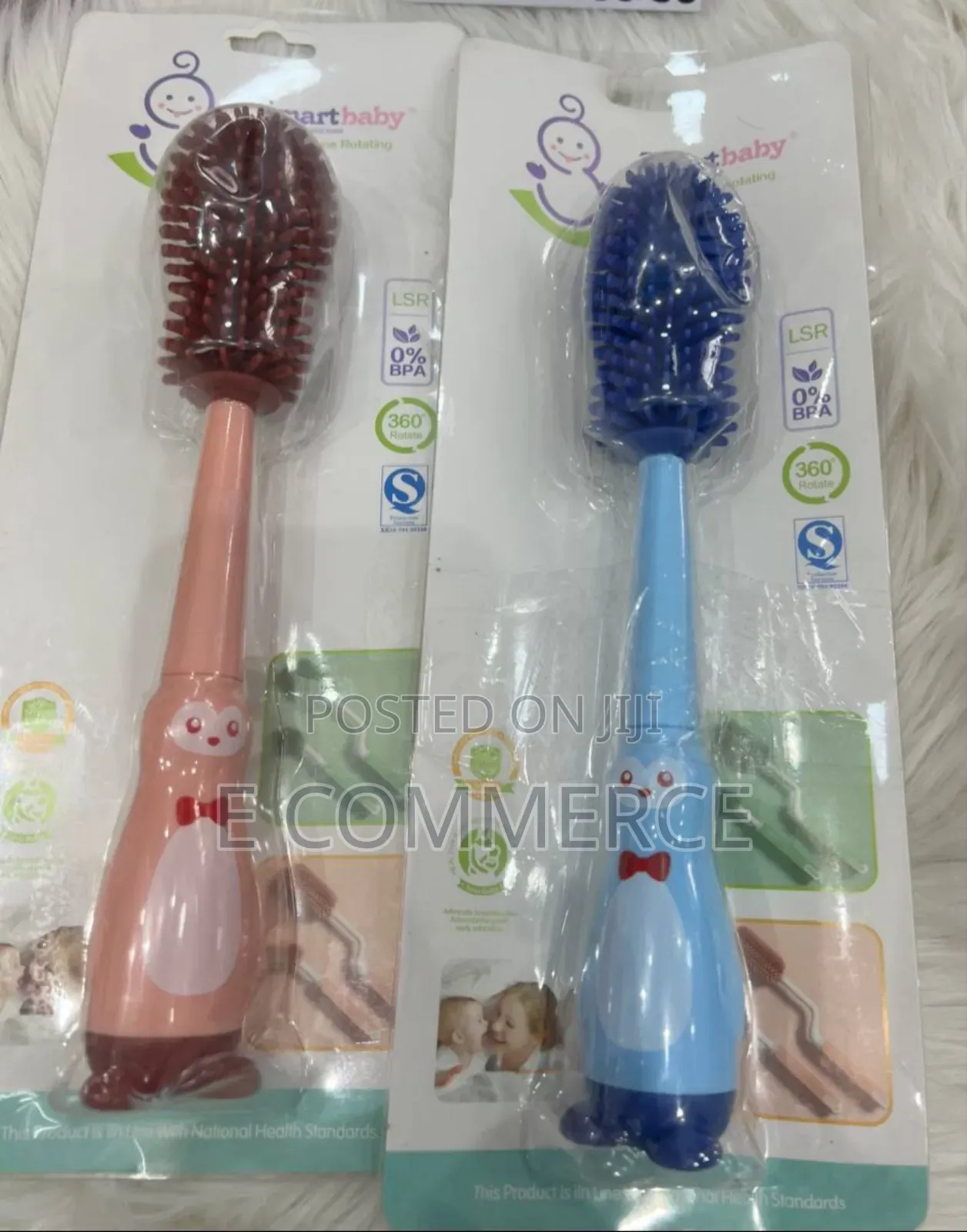 1ከሲልከን የተሰራ የጡጦ ማጠብያ ብሩሽ