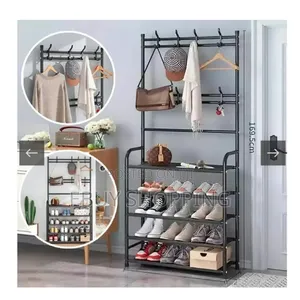 No-Tool Assembly 5-Layer Wardrobe Storage Rack