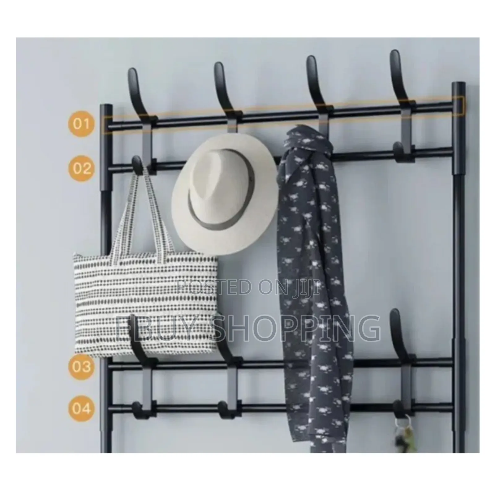 No-Tool Assembly 5-Layer Wardrobe Storage Rack