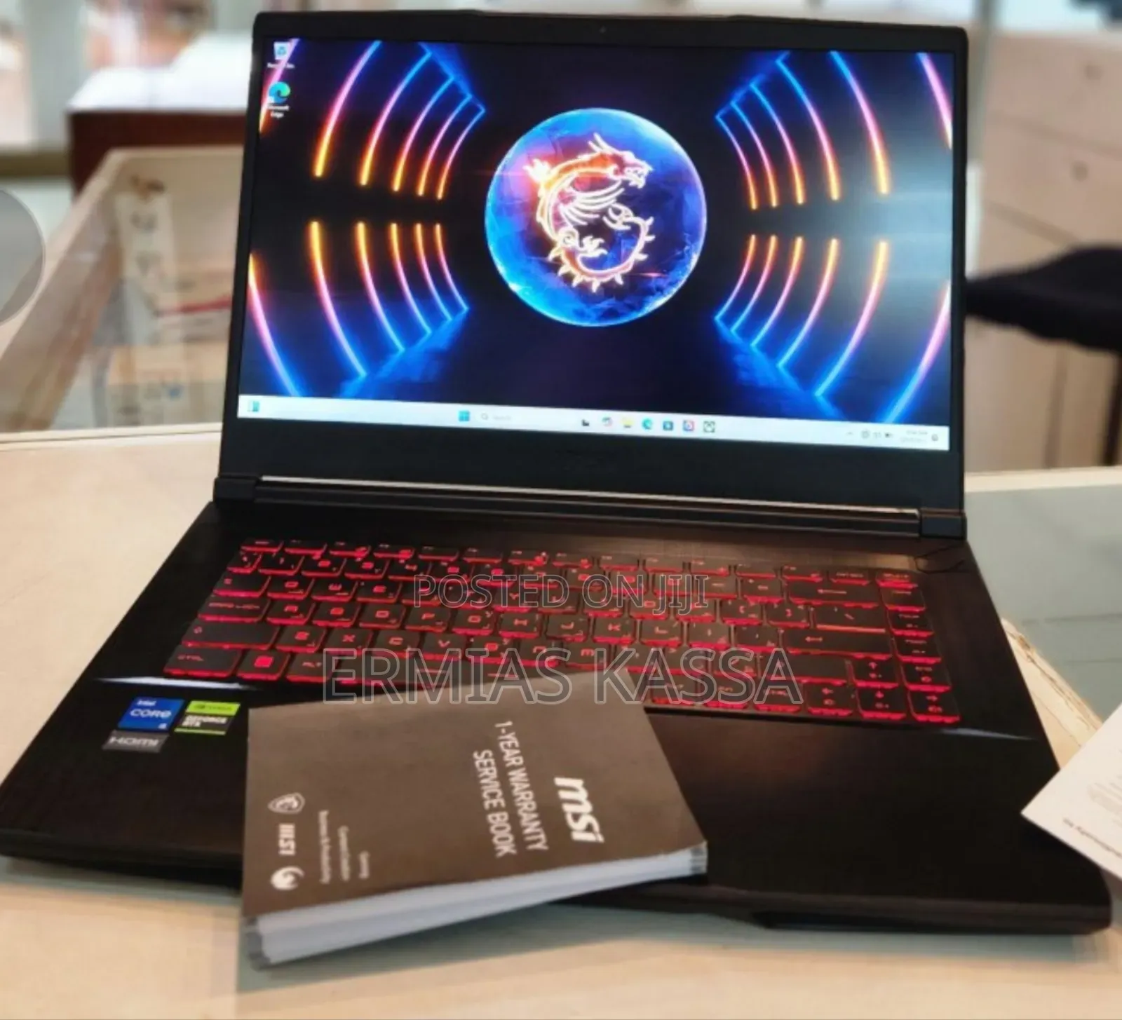 New Laptop MSI GF63 32GB Intel Core I5 SSD 512GB