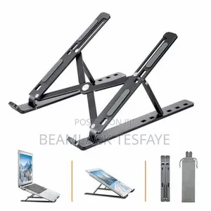 Foldable Height Adjustable Metal Frame Laptop Stand