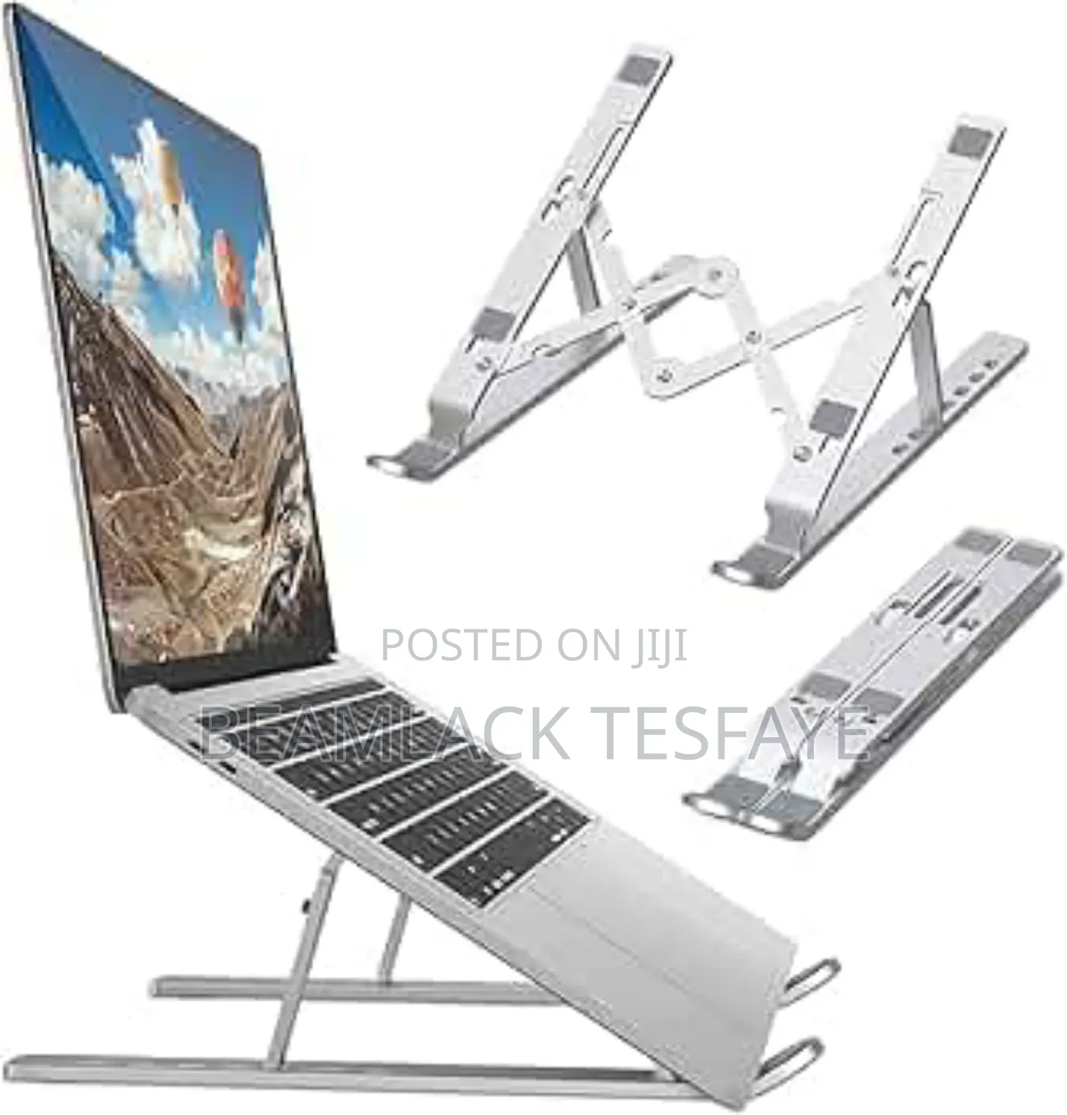 Foldable Height Adjustable Metal Frame Laptop Stand