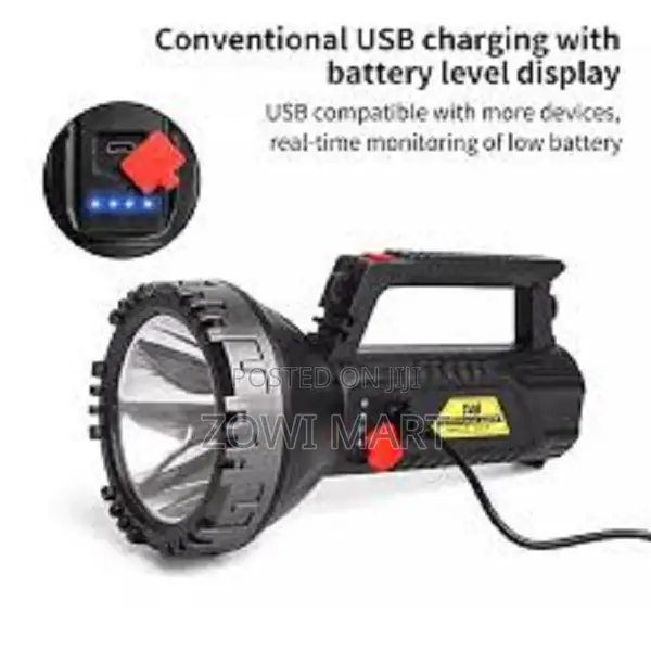 5w Led+ Cob Multifunction Searchlight