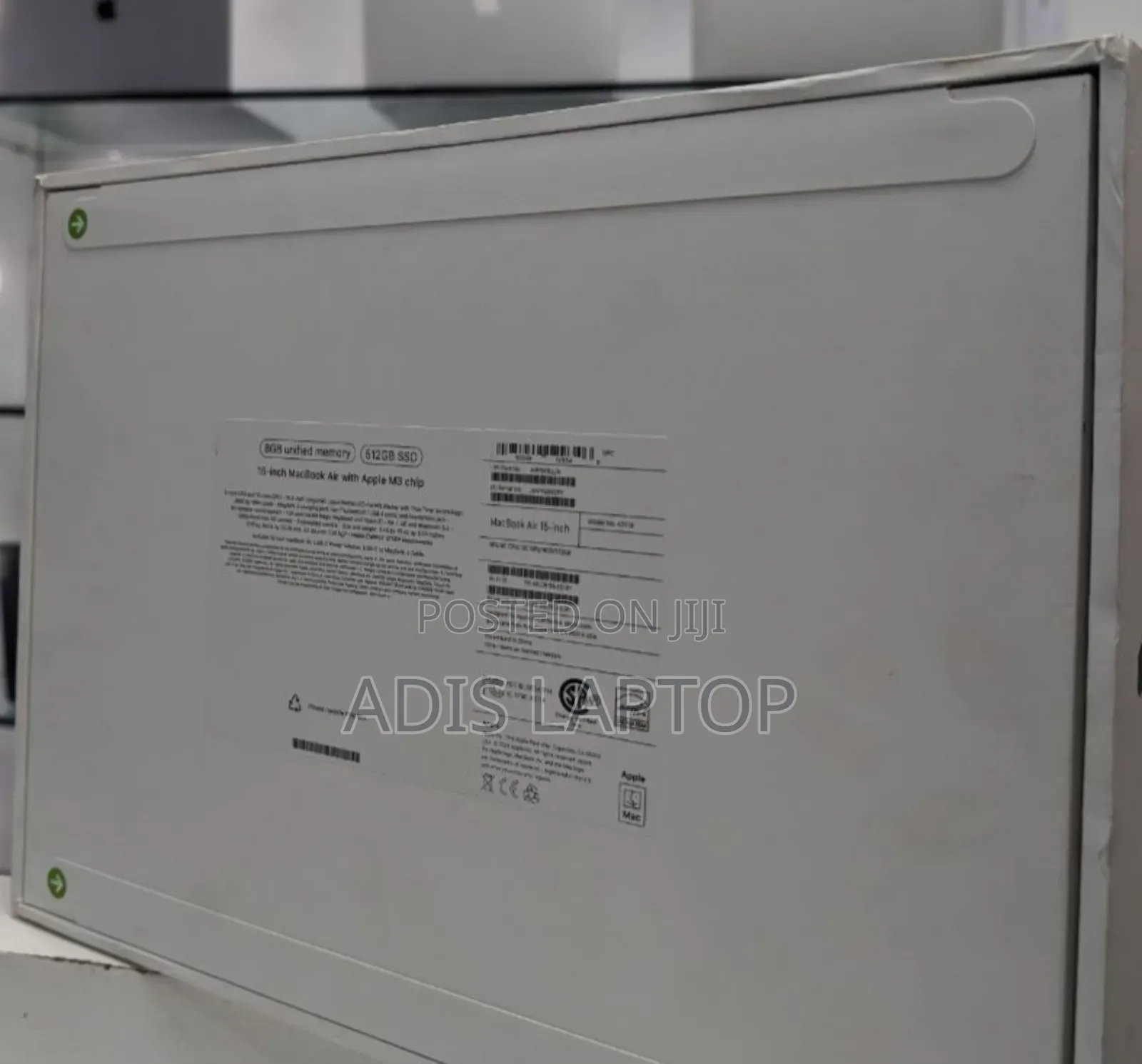 New Laptop Apple MacBook Air 2024 M3 13-Inch 8GB Apple M3 SSD 512GB