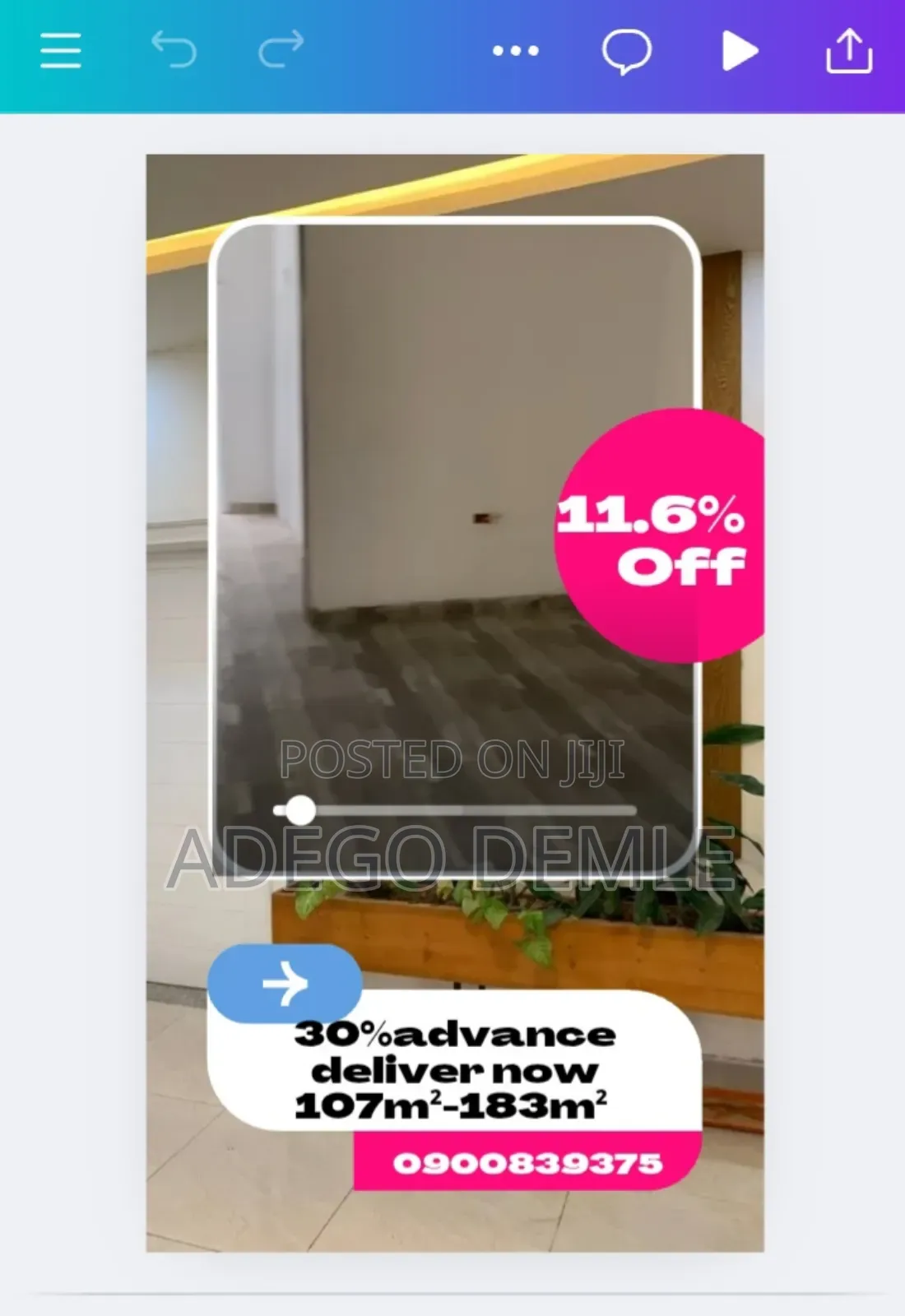 Furnished 3bdrm Apartment in Deko, Bole for sale