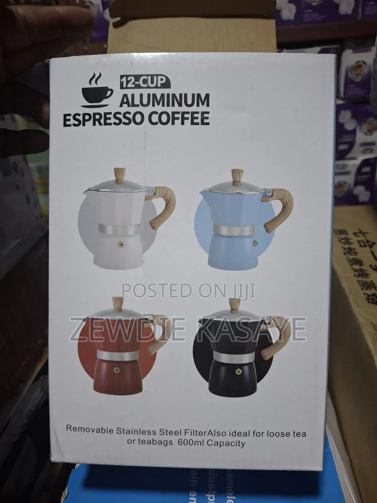 12 Cups Coffee Maker Moka 12 ሲኒ ቡና ማፍያ