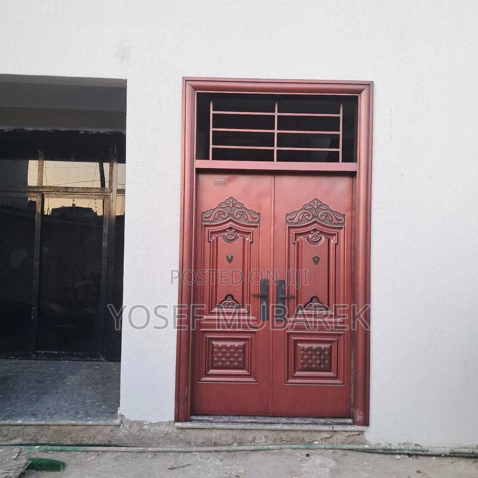 Secured Metal Door