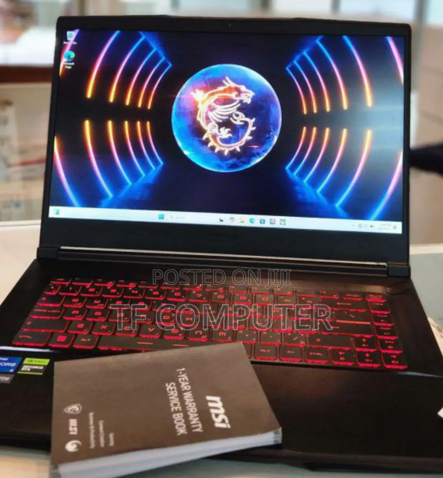 New Laptop MSI GF63 32GB Intel Core I7 SSD 512GB