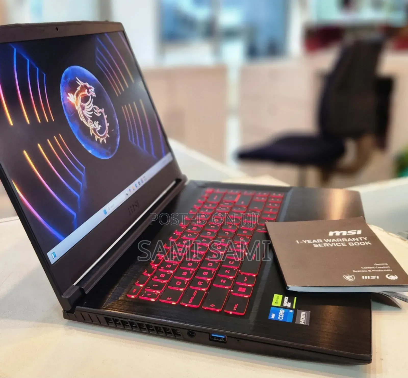 New Laptop MSI GF63 32GB Intel Core I5 SSD 512GB