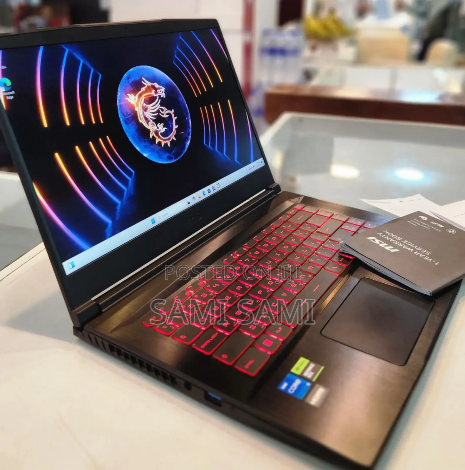 New Laptop MSI GF63 32GB Intel Core I5 SSD 512GB