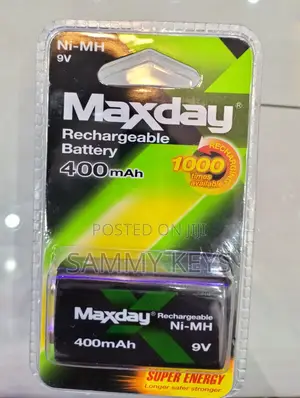 Photo - Maxday Rechargeable Battery