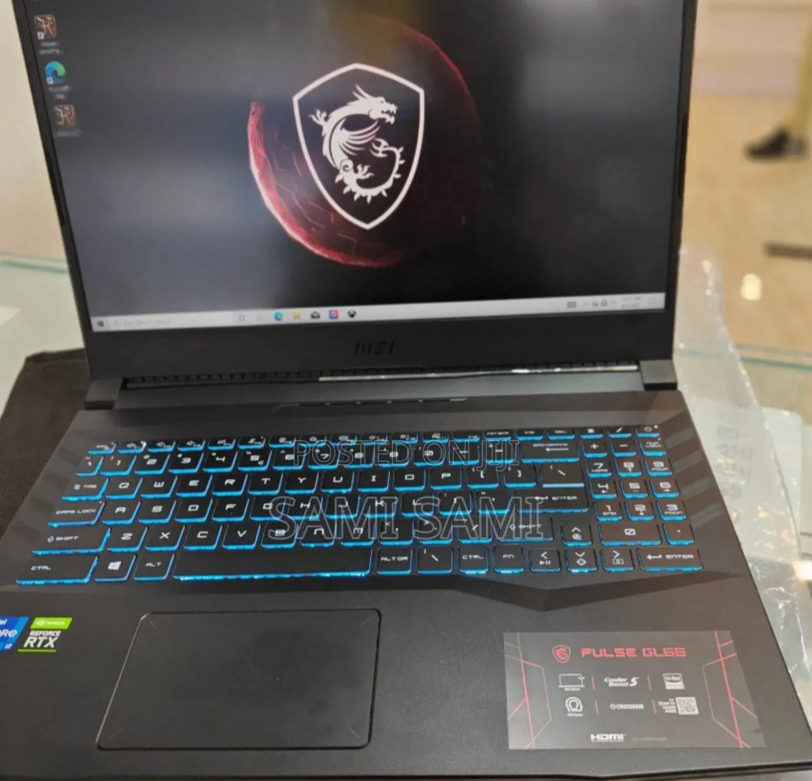 New Laptop MSI GP66 Raider 10GU 16GB Intel Core I7 SSD 1T