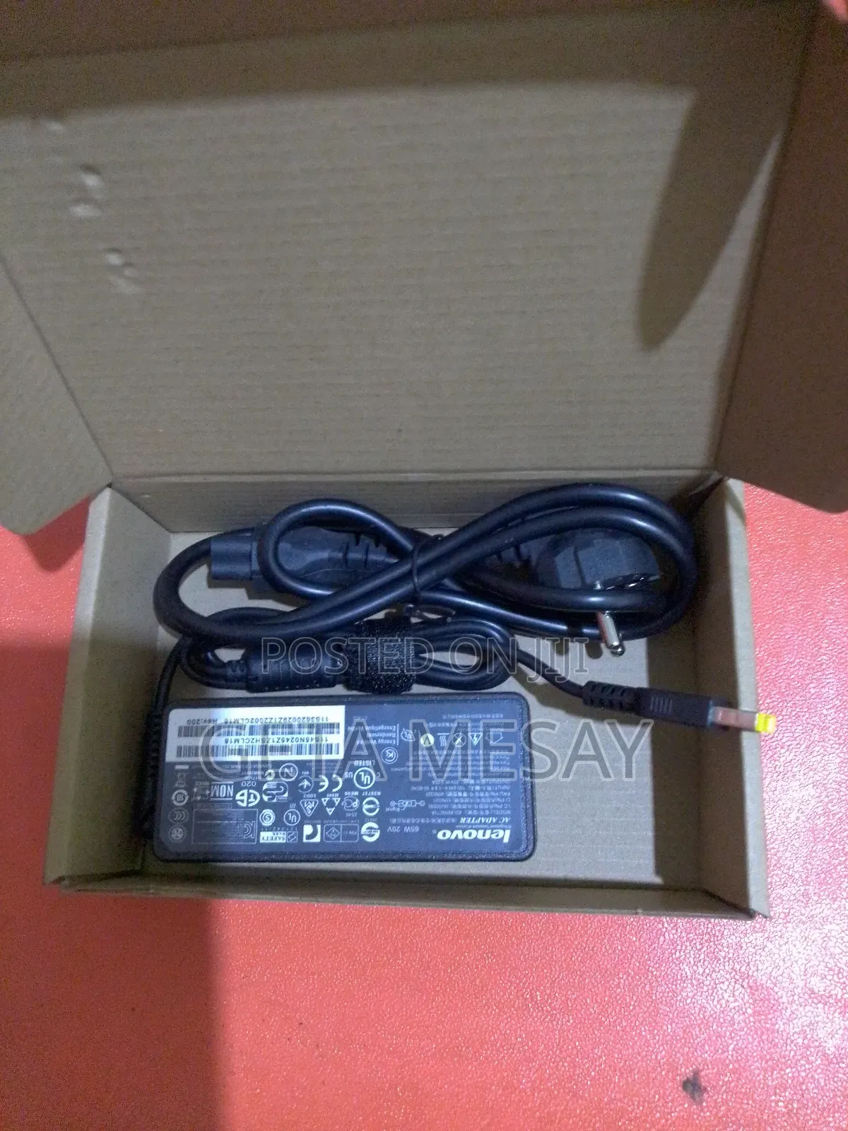 Lenovo Usb Square Yellow Laptop Charger 20v 3.25a 65w