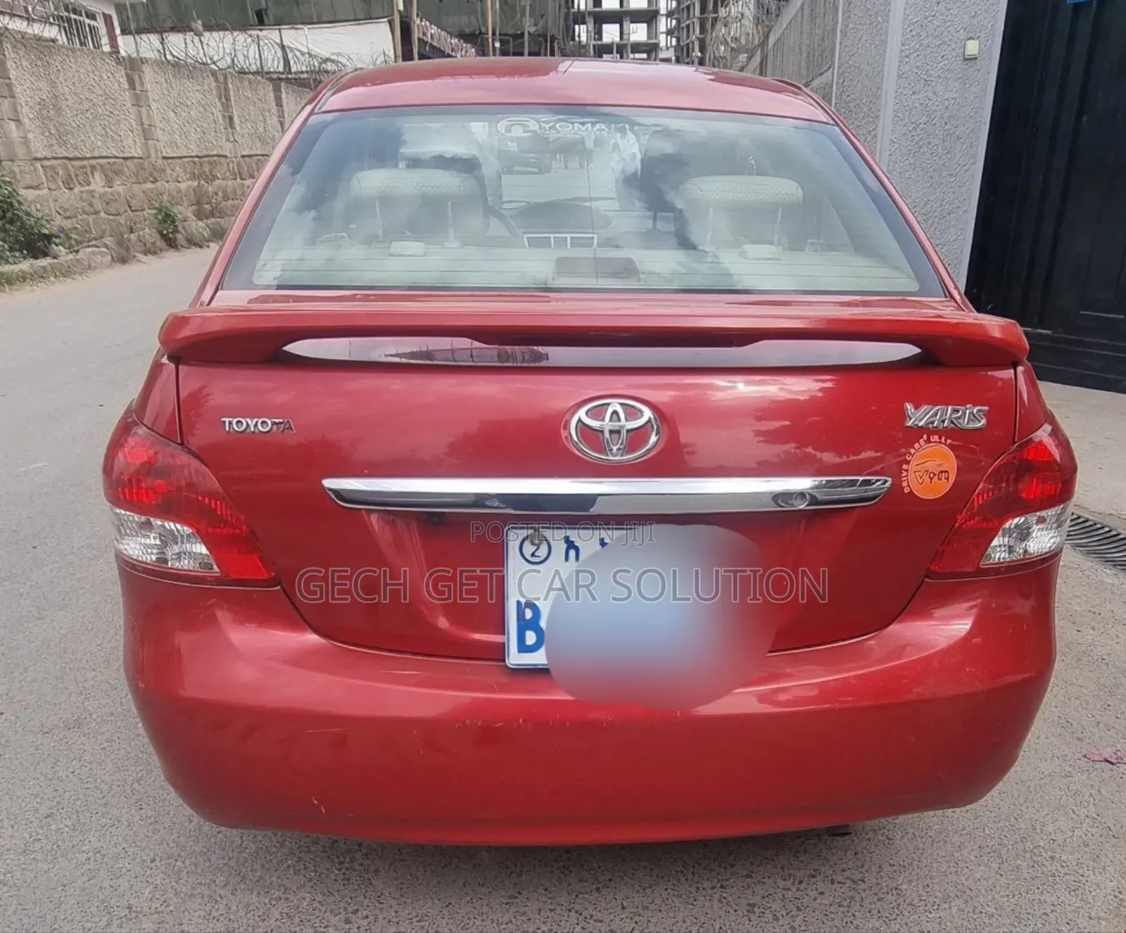 Toyota Yaris 2010 Burgundy