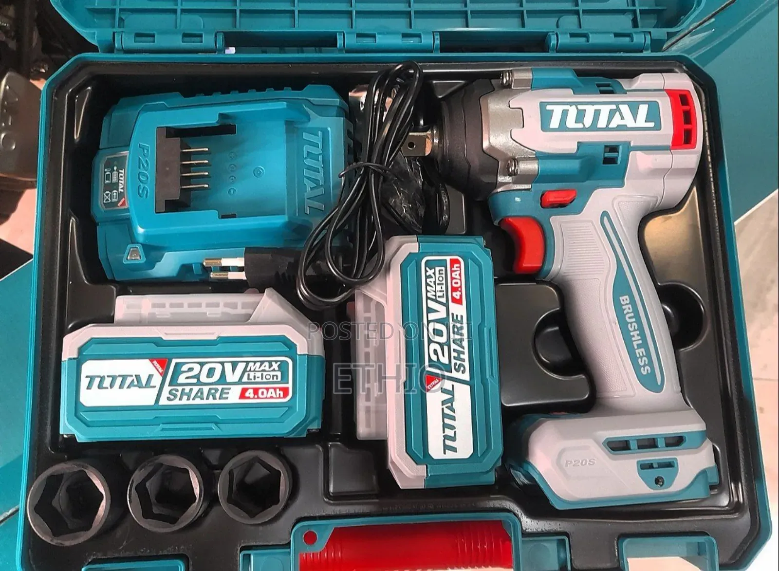 Total Brushless Impact Wrench 20v