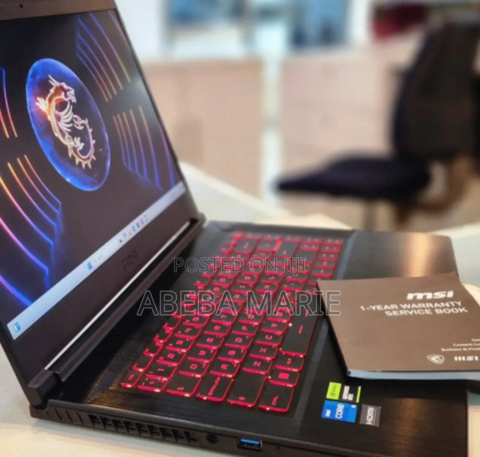 New Laptop MSI GF63 32GB Intel Core I5 SSD 512GB