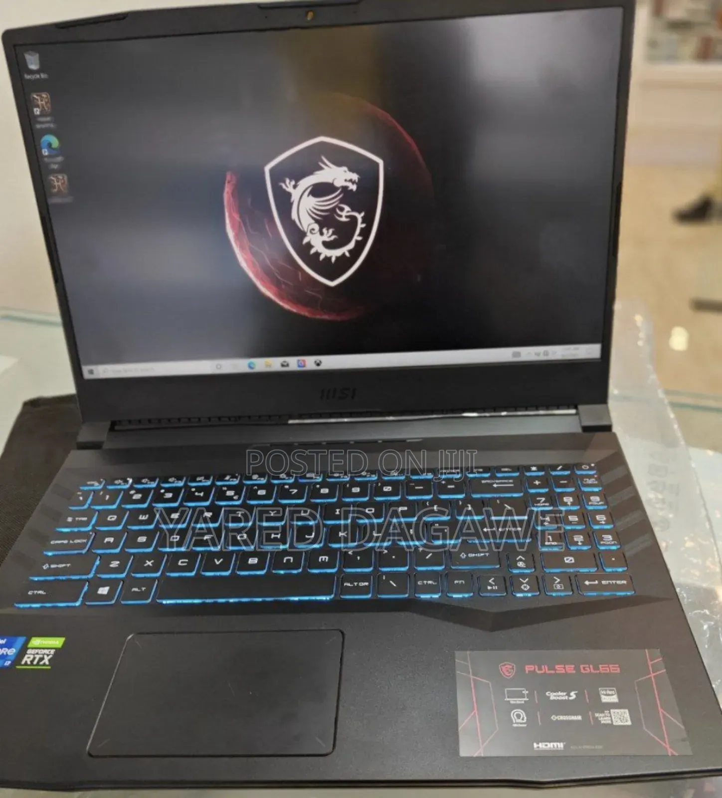 New Laptop MSI Pulse GL66 16GB Intel Core I7 SSD 1T