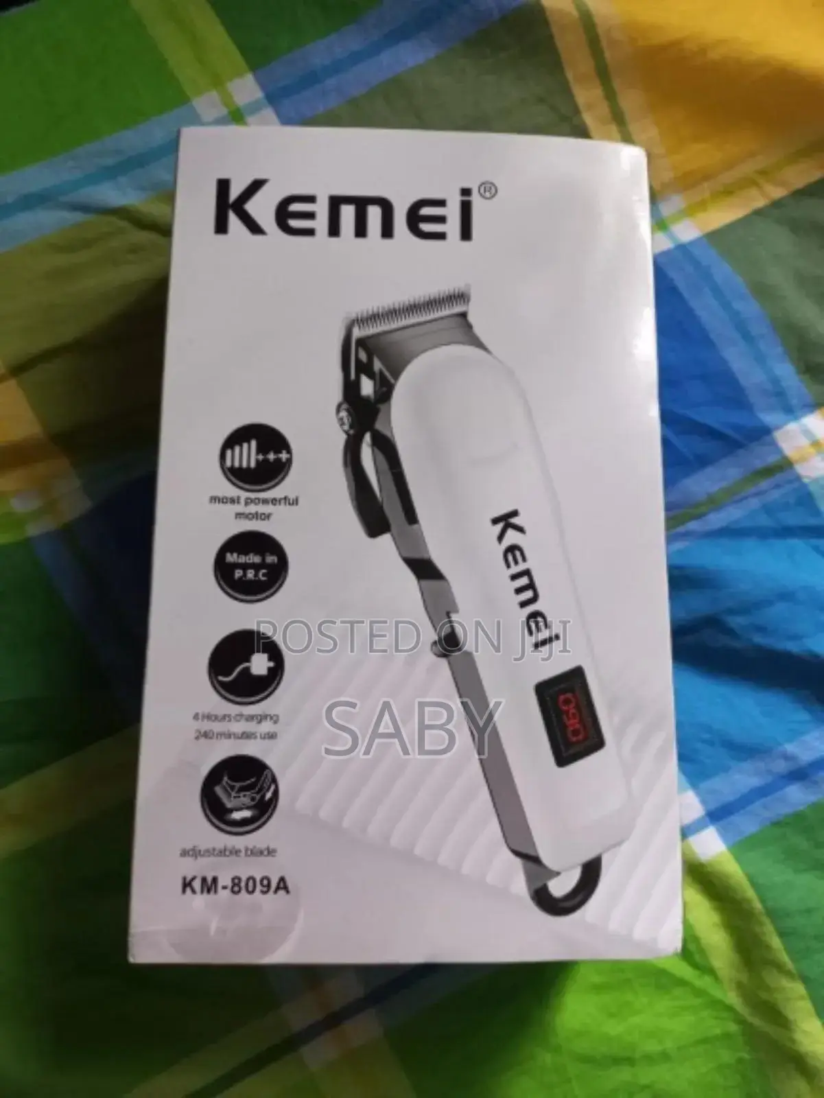 Kemei Km-809a Professional Rechargeable Hair Trimmer