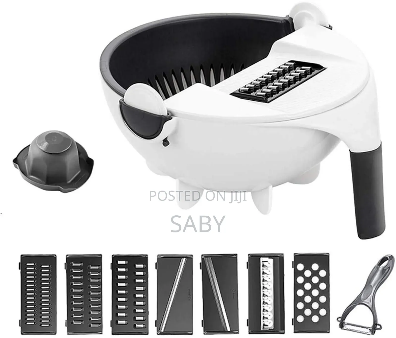 Multifunctional Wet Basket Vegetable Cutter 9in1