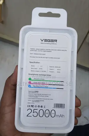 Photo - Veger Power Bank 25000mah
