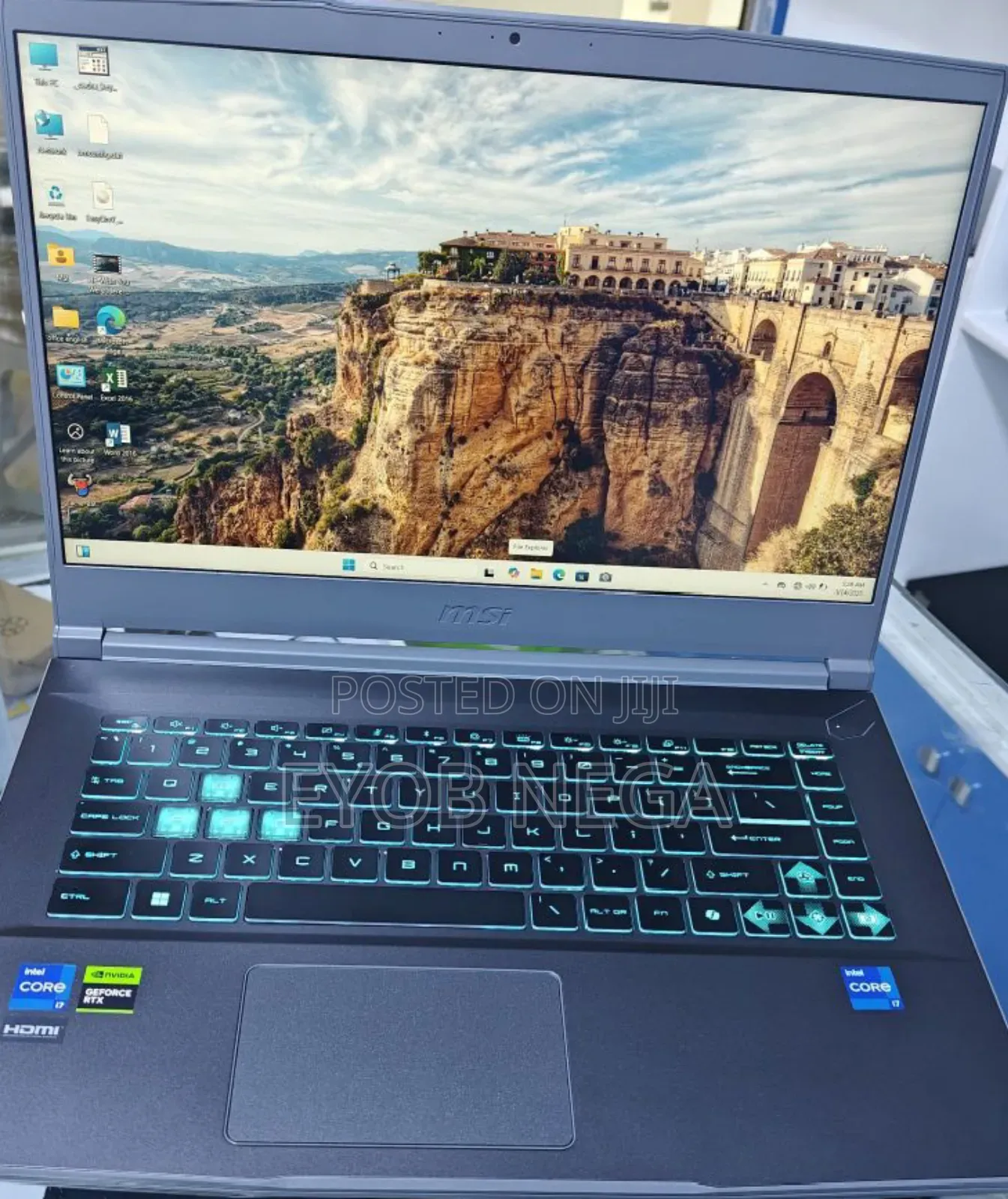 New Laptop MSI 16GB Intel Core I7 SSD 1T