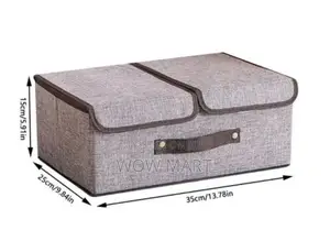 Dust Proof Foldable Storage Box With Lid