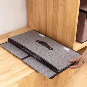 Dust Proof Foldable Storage Box With Lid