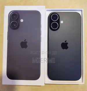 New Apple iPhone 16 128 GB Black