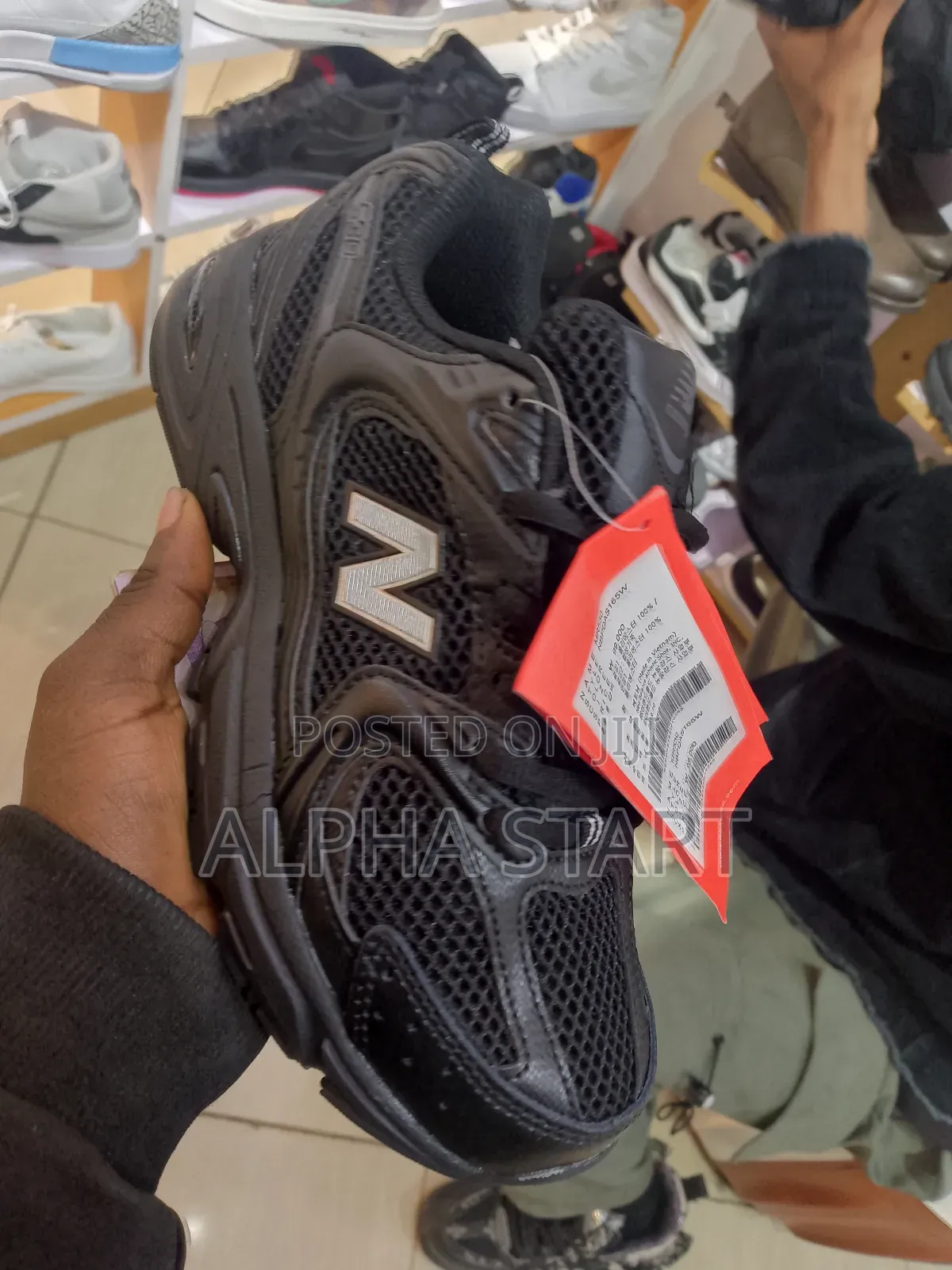 New Balance Black 530 High Shoes for You Made in Vietnam