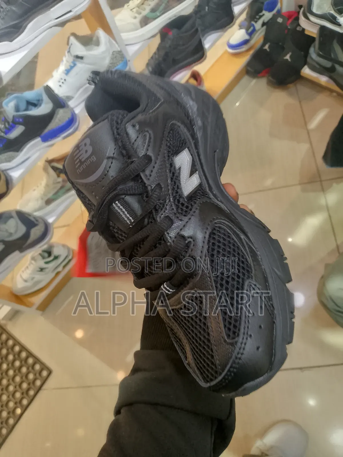 New Balance Black 530 High Shoes for You Made in Vietnam