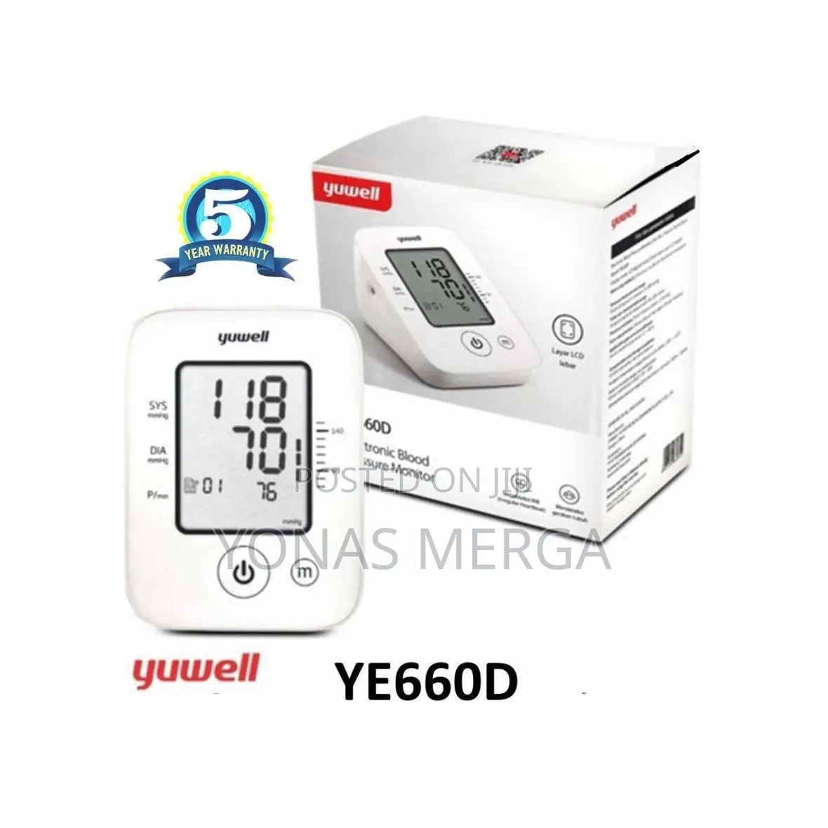 Bp Arm Yuwell Ye660d Digital Monitor፭μbpm§፲bp Monitoring