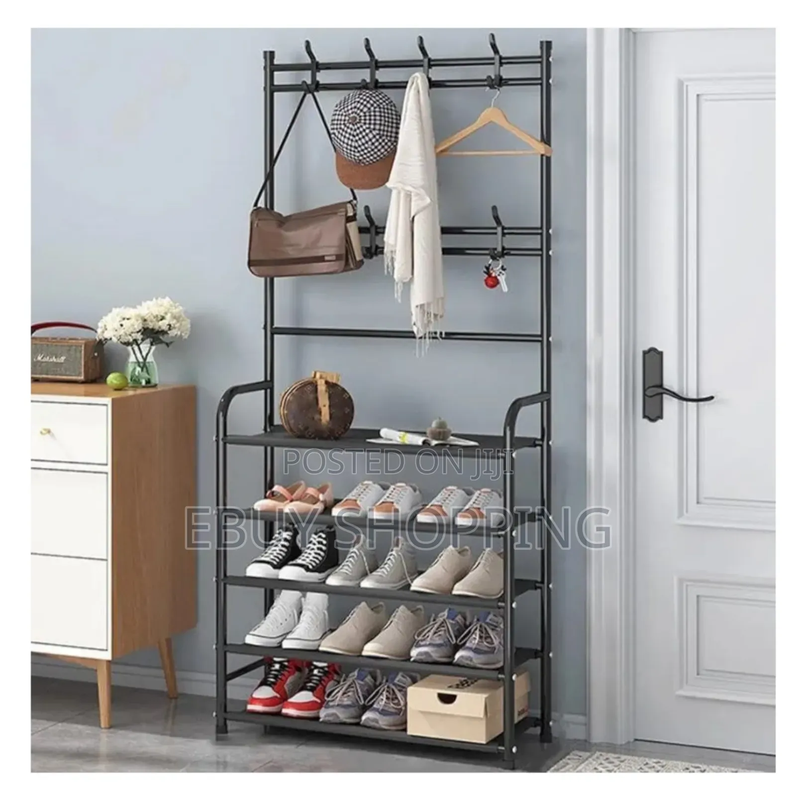 Large Capacity 5-Tier Bedroom Clothes Organizer