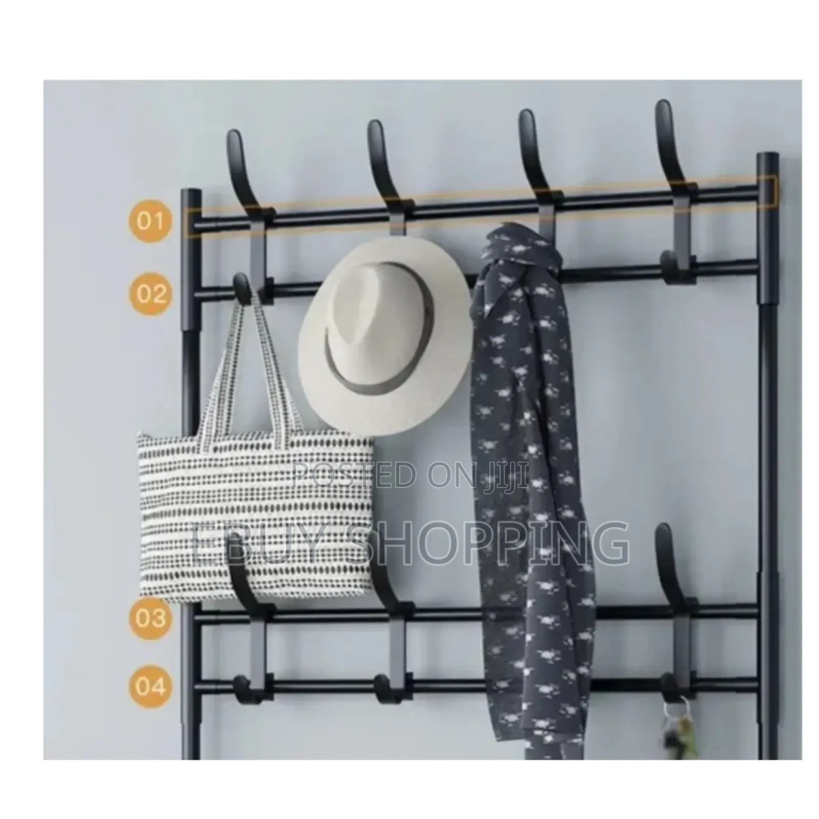 Large Capacity 5-Tier Bedroom Clothes Organizer