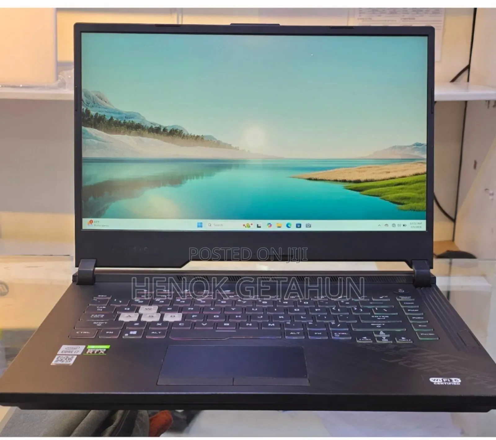 New Laptop Asus ROG Strix G15 16GB Intel Core I7 SSD 512GB