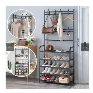 Simple Install Freestanding Closet Storage Rack